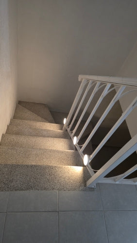 ZEXO's Rechargeable Motion Sensor LED Night Light for Modern Kitchen, Cabinet, Stair, Closet.