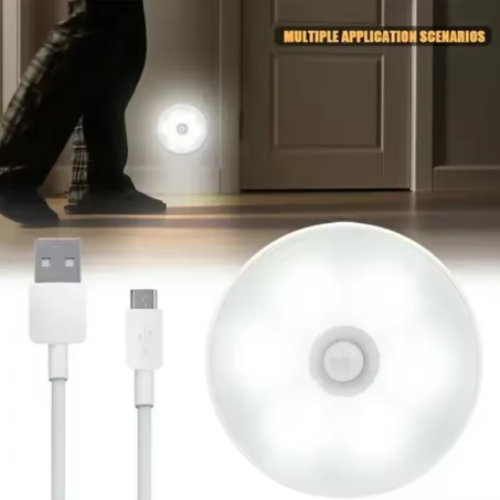 ZEXO's Rechargeable Motion Sensor LED Night Light for Modern Kitchen, Cabinet, Stair, Closet.