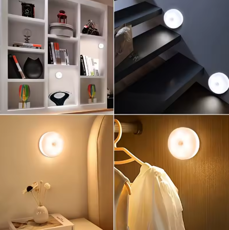 ZEXO's Rechargeable Motion Sensor LED Night Light for Modern Kitchen, Cabinet, Stair, Closet.